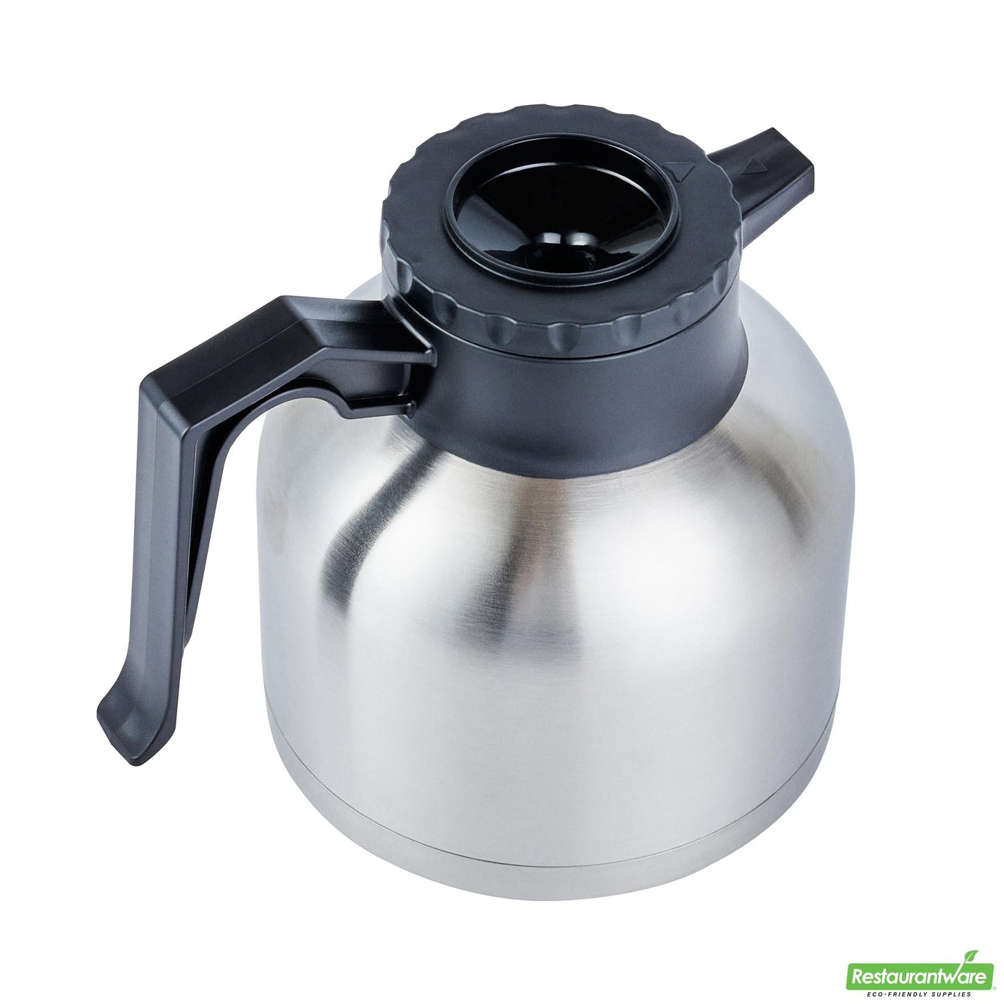 Wholesale Restaurantware Restpresso 68 Oz Insulated Coffee Carafe / Server - with Regular and Decaf Brew Thru Lids - 8 3/4" X 6 1/4" X 7" - 1 Count Box- Bulk
