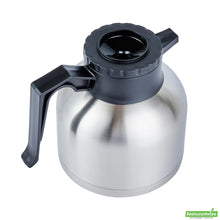Wholesale Restaurantware Restpresso 68 Oz Insulated Coffee Carafe / Server - with Regular and Decaf Brew Thru Lids - 8 3/4" X 6 1/4" X 7" - 1 Count Box- Bulk