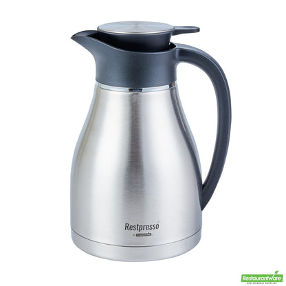 Wholesale Restaurantware Restpresso 68 Oz Vacuum Insulated Coffee Carafe / Server - 14" X 7 3/4" X 6" - 1 Count Box- Bulk