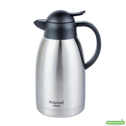 Wholesale Restaurantware Restpresso 68 Oz Vacuum Insulated Coffee Carafe / Server - 7 3/4" X 5 1/2" X 11" - 1 Count Box- Bulk
