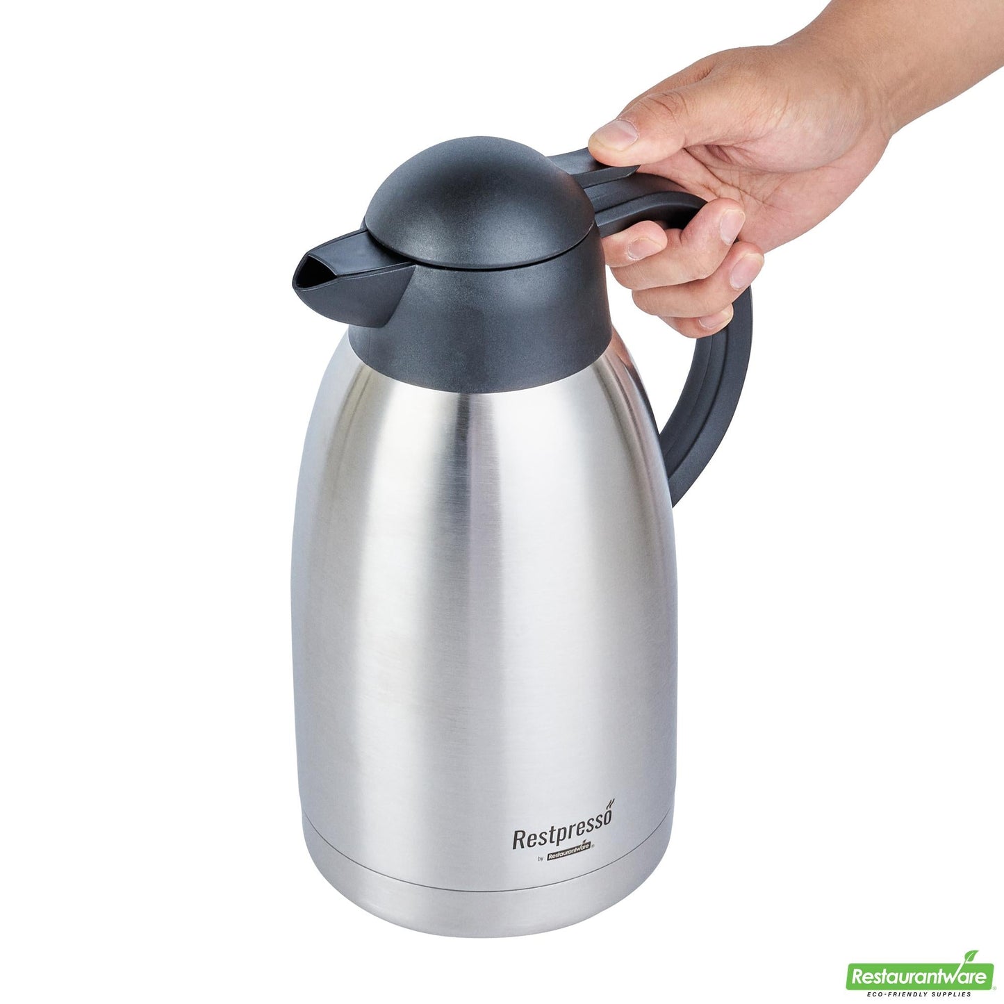 Wholesale Restaurantware Restpresso 68 Oz Vacuum Insulated Coffee Carafe / Server - 7 3/4" X 5 1/2" X 11" - 1 Count Box- Bulk