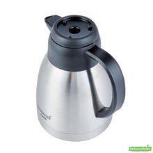 Wholesale Restaurantware Restpresso 34 Oz Insulated Coffee Carafe / Server - with Regular and Decaf Brew Thru Lids - 7 3/4" X 5 1/2" X 7" - 1 Count Box- Bulk