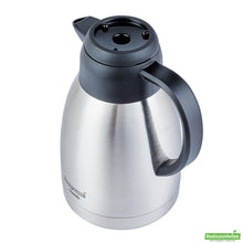 Wholesale Restaurantware Restpresso 51 Oz Insulated Coffee Carafe / Server - with Regular and Decaf Brew Thru Lids - 7 3/4" X 5 1/2" X 8 1/4" - 1 Count Box- Bulk