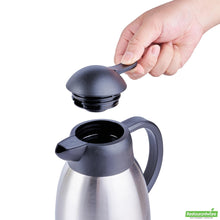 Wholesale Restaurantware Restpresso 68 Oz Vacuum Insulated Coffee Carafe / Server - with Label Tags - 11 1/4" X 5 1/2" X 7" - 1 Count Box- Bulk