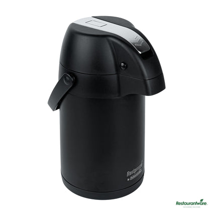 Wholesale Restaurantware 3l Black Vacuum Insulated Airpot Coffee Dispenser - Pump Lever - 9.4" X 6.7" X 13.9"- Bulk
