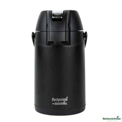 Wholesale Restaurantware 3l Black Vacuum Insulated Airpot Coffee Dispenser - Pump Lever - 9.4" X 6.7" X 13.9"- Bulk