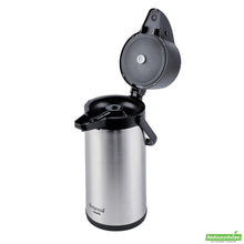 Wholesale Restaurantware Restpresso 3l Vacuum Insulated Airpot Coffee Dispenser - Pump Lever, 12 Hr Heat Retention, with Hanging Tag and Decals - 1 Count Box- Bulk