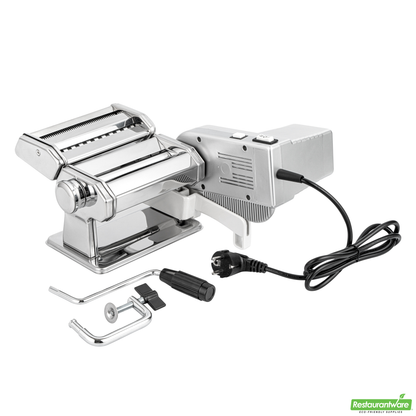 Wholesale Restaurantware Stainless Steel Electric Hybrid Pasta Machine - with 2-Speed Motor - 14.6" X 9.4" X 5.7"- Bulk