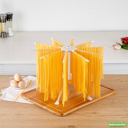 Wholesale Restaurantware 10 Lb White Plastic Pasta Drying Rack - 15.7" X 15.7" X 11"- Bulk