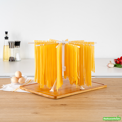 Wholesale Restaurantware 10 Lb White Plastic Pasta Drying Rack - 15.7" X 15.7" X 11"- Bulk