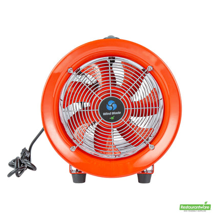 Wholesale Restaurantware Wind Blade Round Red Steel Portable High Velocity Ventilator Fan - 1/2 Hp,1,960 Cfm - 14'' X 13 1/2'' X 16 3/4'' - 1 Count Box- Bulk