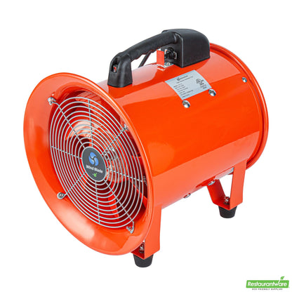 Wholesale Restaurantware Wind Blade Round Red Steel Portable High Velocity Ventilator Fan - 1/2 Hp,1,960 Cfm - 14'' X 13 1/2'' X 16 3/4'' - 1 Count Box- Bulk