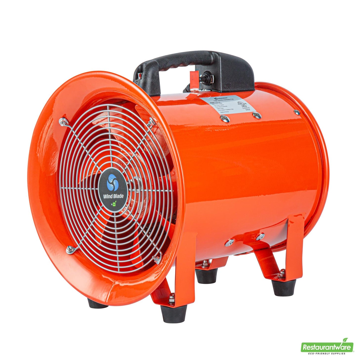 Wholesale Restaurantware Wind Blade Round Red Steel Portable High Velocity Ventilator Fan - 1/2 Hp,1,960 Cfm - 14'' X 13 1/2'' X 16 3/4'' - 1 Count Box- Bulk