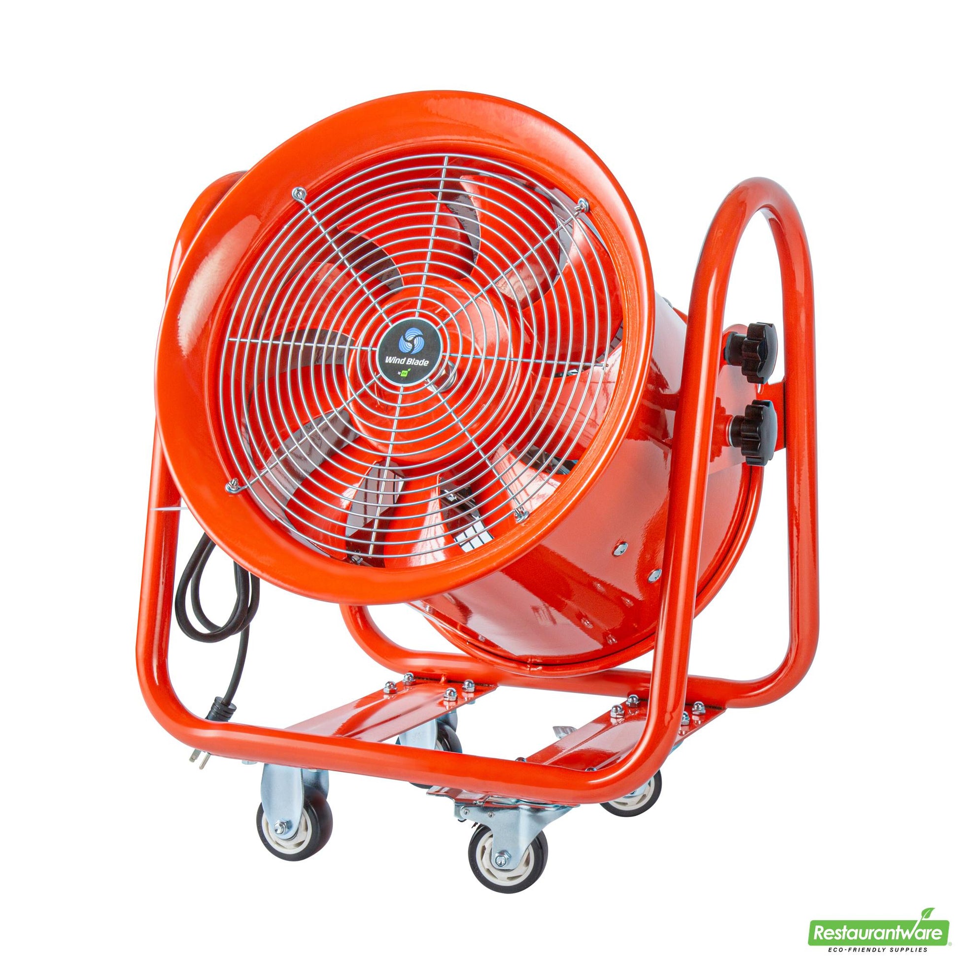 Wholesale Restaurantware Wind Blade Red Portable High Velocity Ventilator Fan - Tilt Head, 1 3/4 Hp, 4,643 Cfm - 16" - 1 Count Box- Bulk