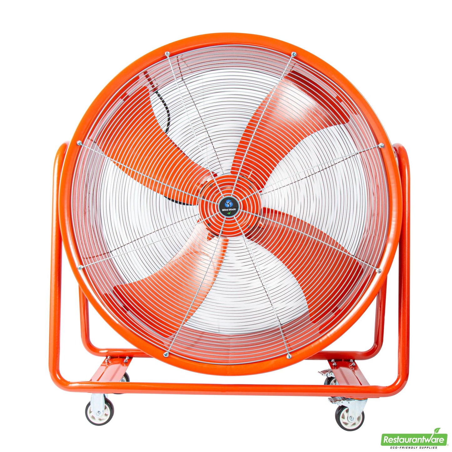Wholesale Restaurantware Wind Blade Red Portable High Velocity Ventilator Drum Fan - Tilt Head, 1 1/2 Hp, 15,357 Cfm - 42" - 1 Count Box- Bulk