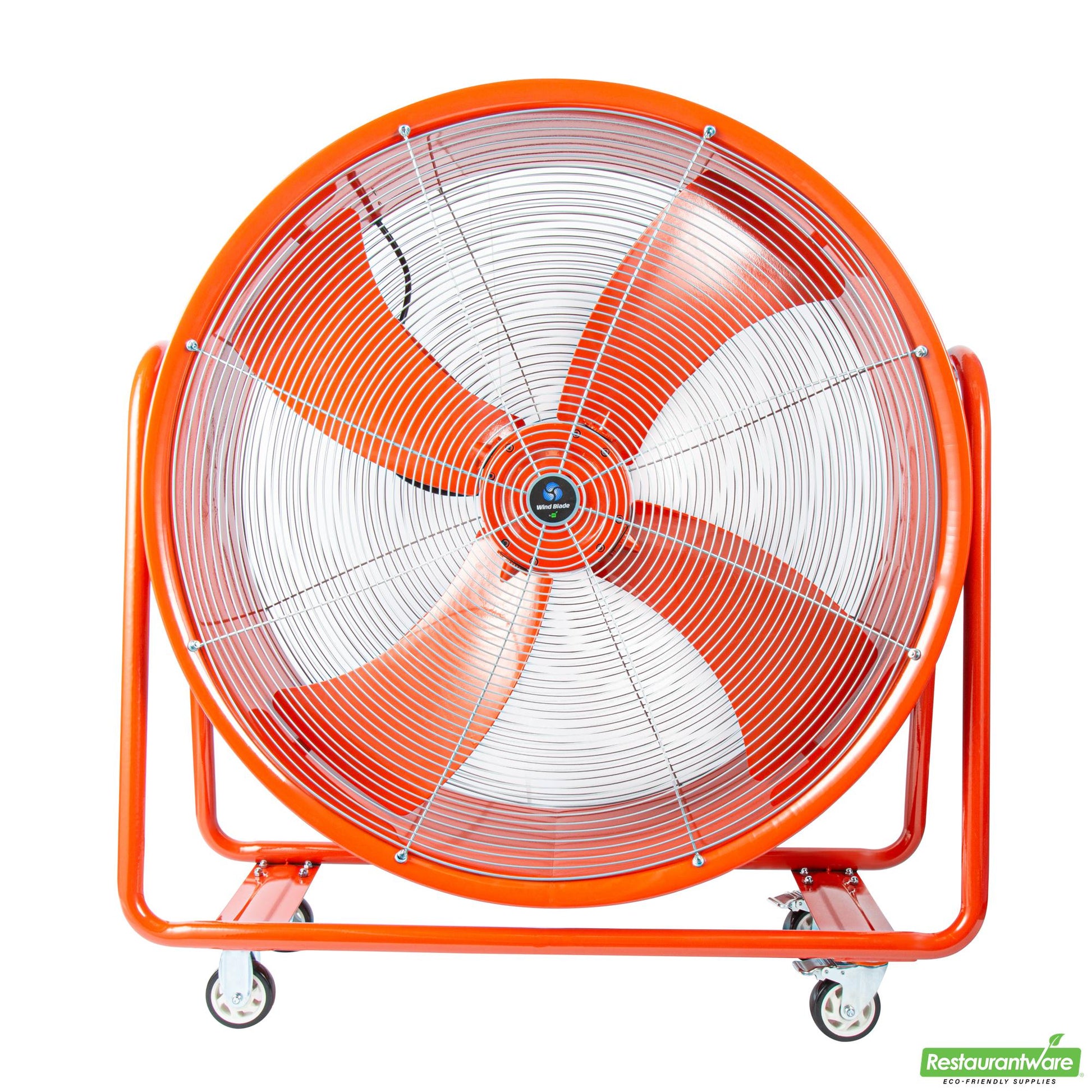 Wholesale Restaurantware Wind Blade Red Portable High Velocity Ventilator Drum Fan - Tilt Head, 1 1/2 Hp, 15,357 Cfm - 42" - 1 Count Box- Bulk