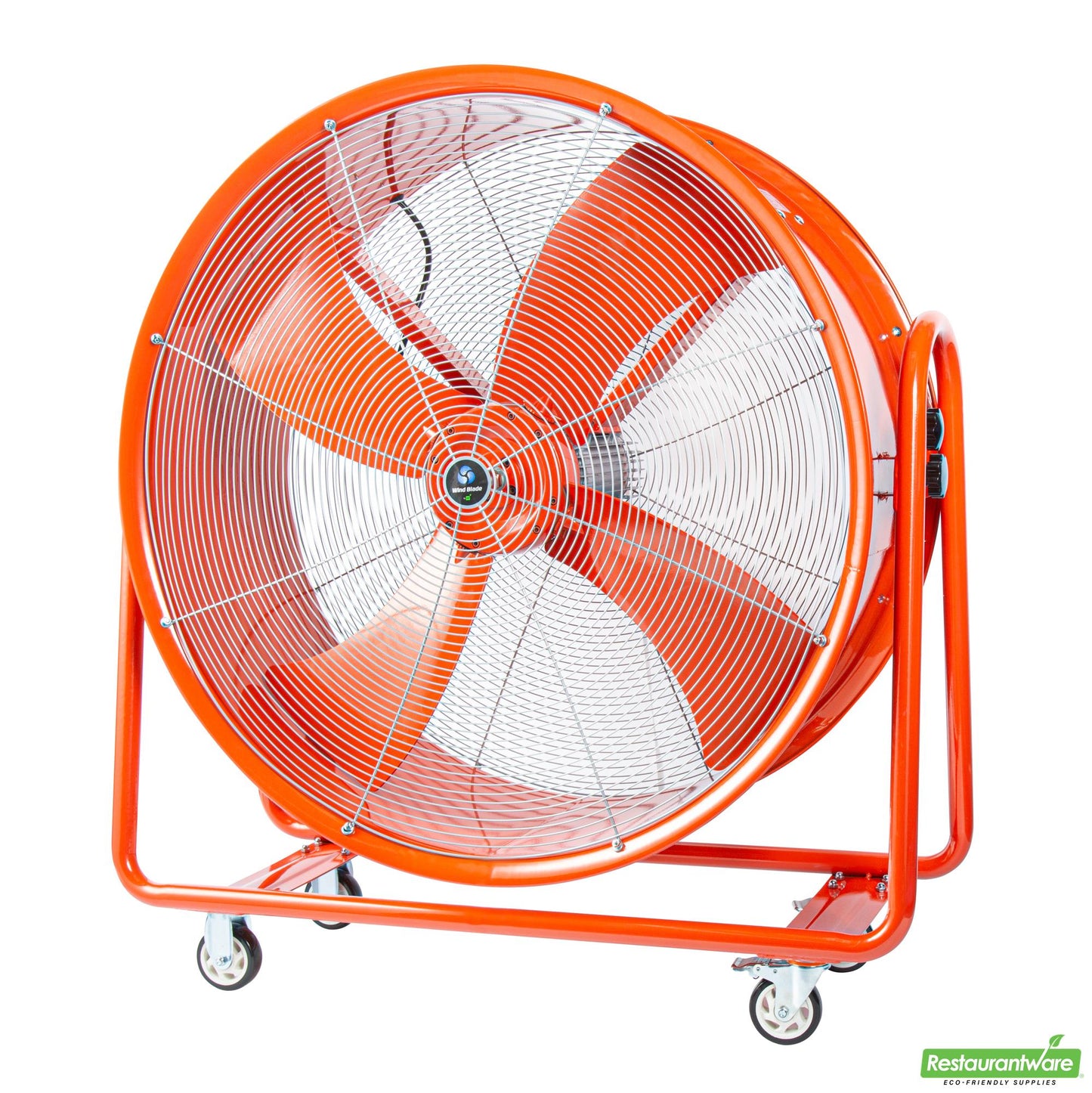 Wholesale Restaurantware Wind Blade Red Portable High Velocity Ventilator Drum Fan - Tilt Head, 1 1/2 Hp, 15,357 Cfm - 42" - 1 Count Box- Bulk