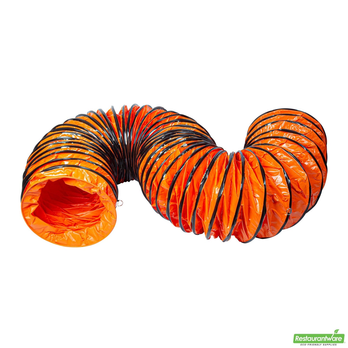 Wholesale Restaurantware Wind Blade Orange Pvc Ventilation Duct Hose - for 16" Ventilator Fan, Insulated, Extra Flexible - 15 3/4" X 25' - 1 Count Box- Bulk