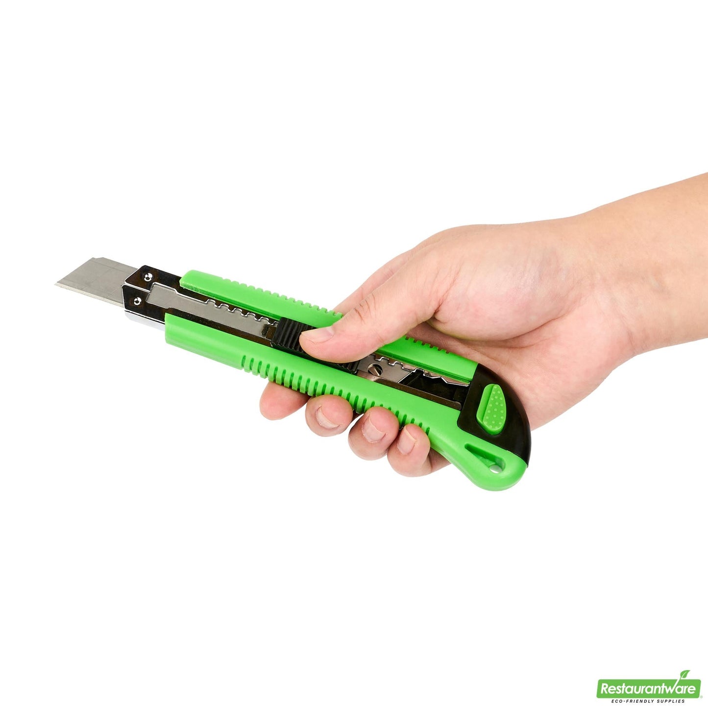 Wholesale Restaurantware Handy Tek Green Snap Off Blade Knife - 6 3/4" - 1 Count Box- Bulk