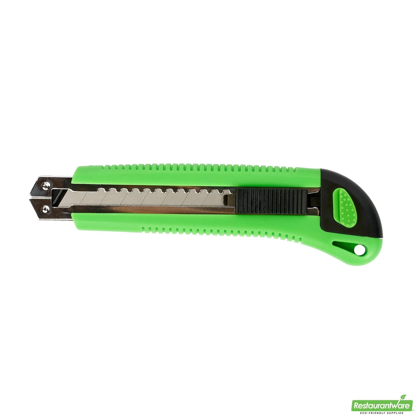 Wholesale Restaurantware Handy Tek Green Snap Off Blade Knife - 6 3/4" - 12 Count Box- Bulk