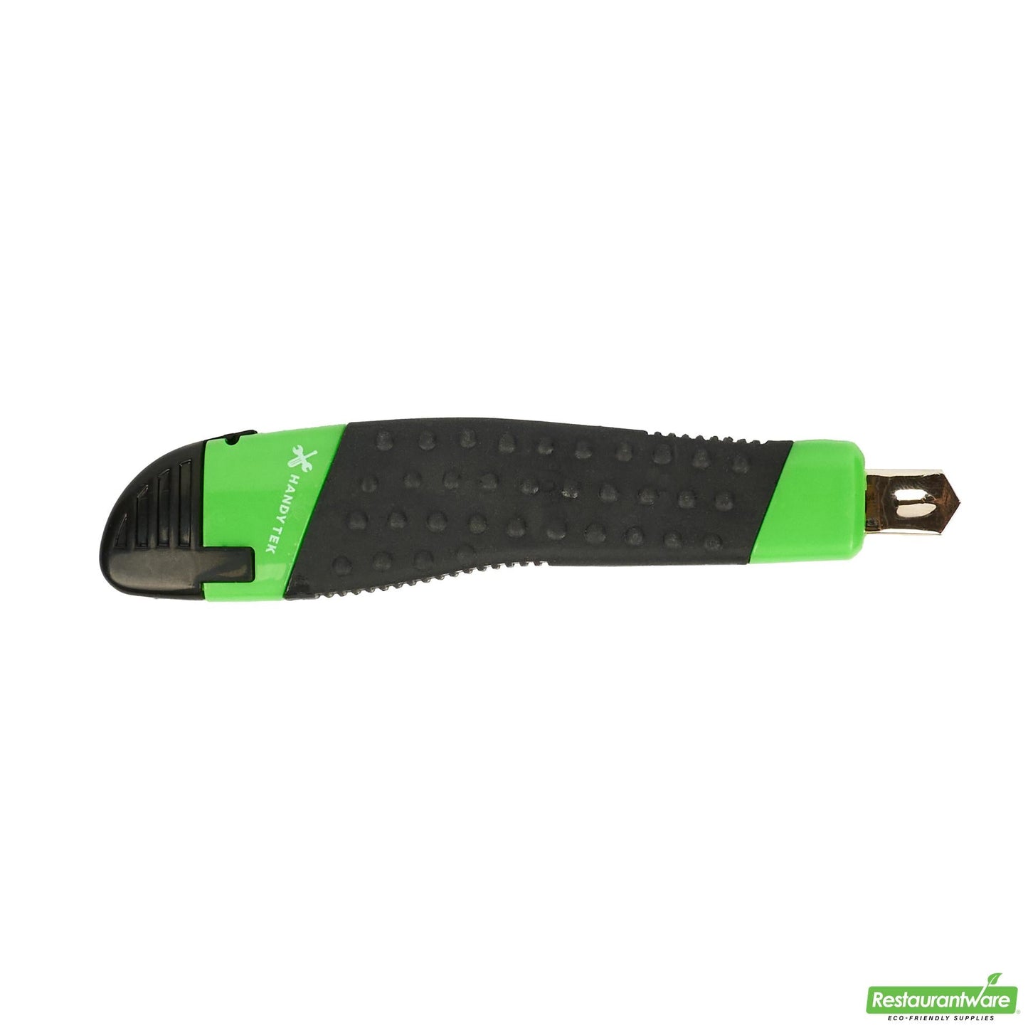 Wholesale Restaurantware Handy Tek Green Snap Off Blade Knife - Anti-Slip Handle - 5 1/4" - 12 Count Box- Bulk