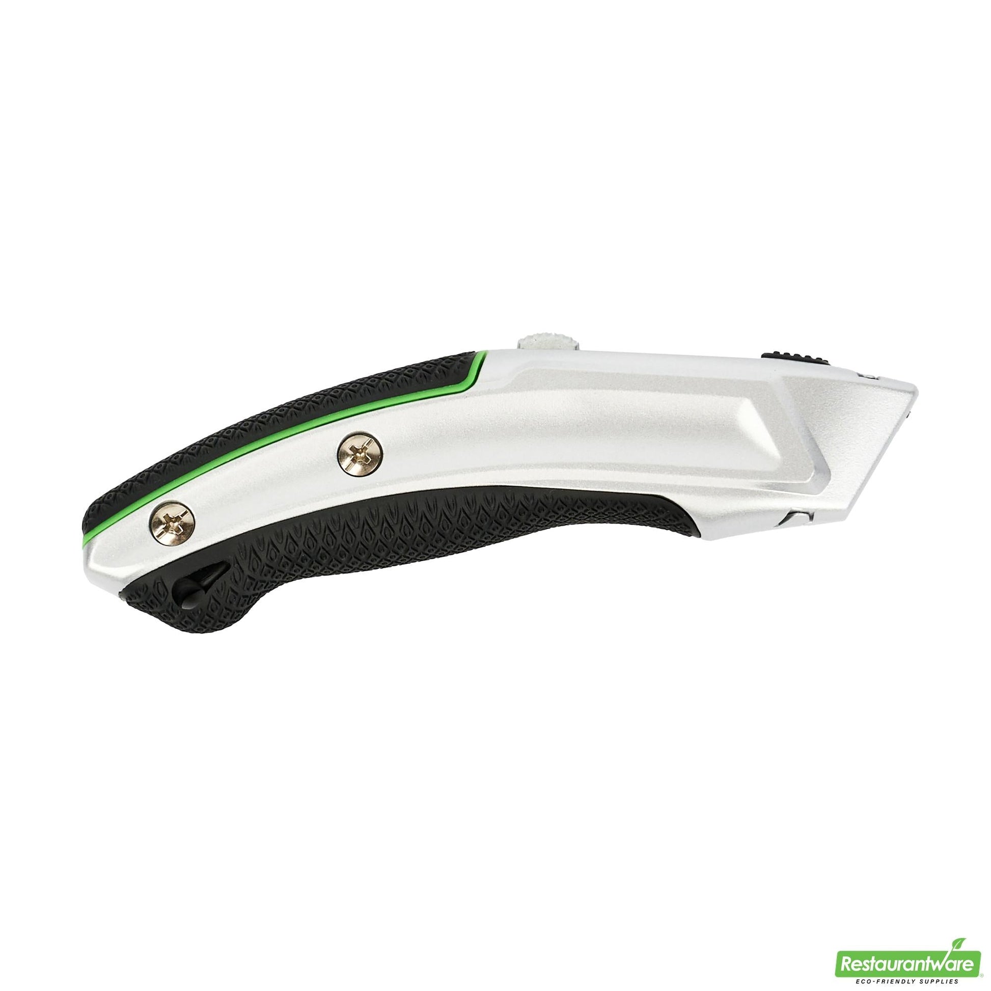 Wholesale Restaurantware Handy Tek Silver Auto-Loading Utility Knife - Quick Change, Heavy Duty - 7" - 6 Count Box- Bulk