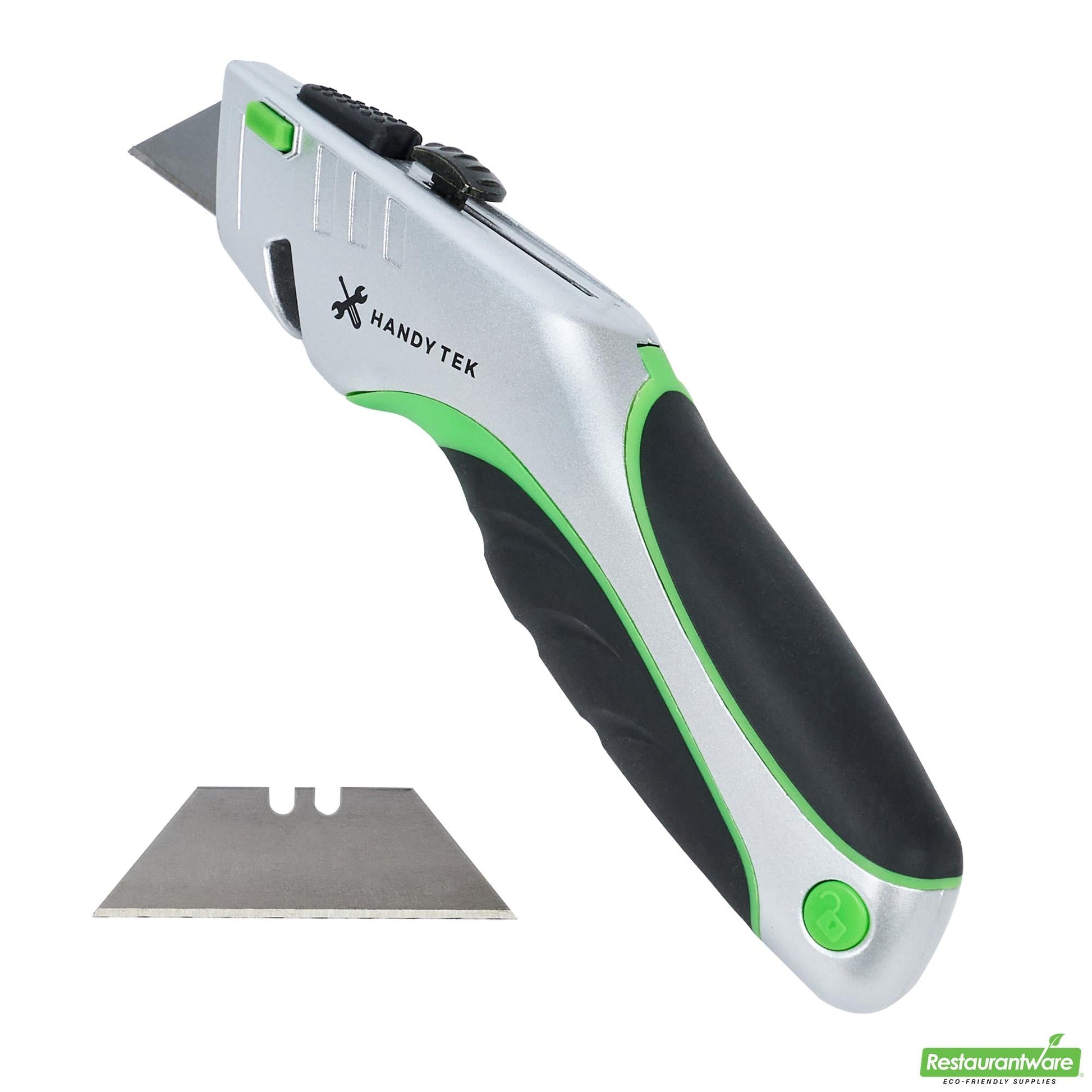 Wholesale Restaurantware Handy Tek Silver Utility Knife - Quick Change, Heavy Duty - 7" - 1 Count Box- Bulk