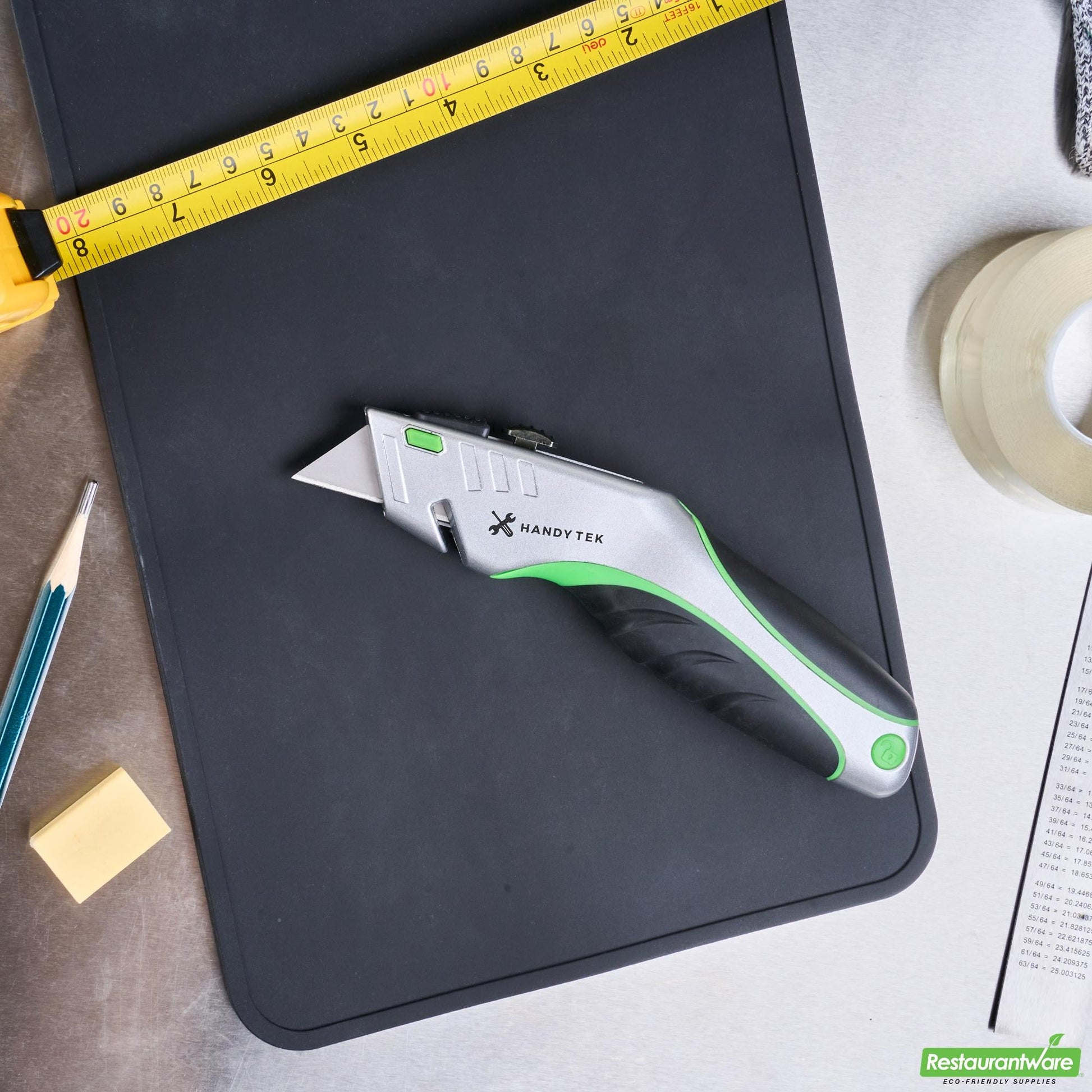 Wholesale Restaurantware Handy Tek Silver Utility Knife - Quick Change, Heavy Duty - 7" - 12 Count Box- Bulk