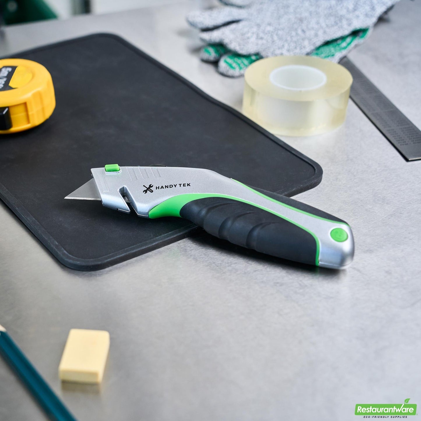 Wholesale Restaurantware Handy Tek Silver Utility Knife - Quick Change, Heavy Duty - 7" - 12 Count Box- Bulk