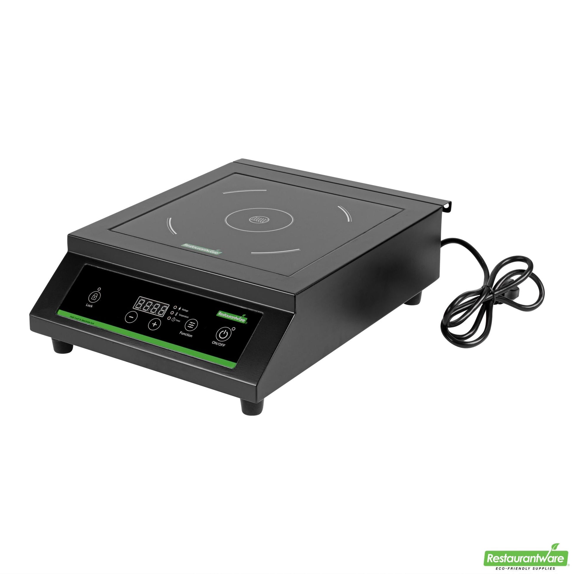 Wholesale Restaurantware Kitchen Tek Black Steel Heavy-Duty Induction Cooktop - 240v, 3500 Watts - 20" X 15" X 5 3/4" - 1 Count Box- Bulk