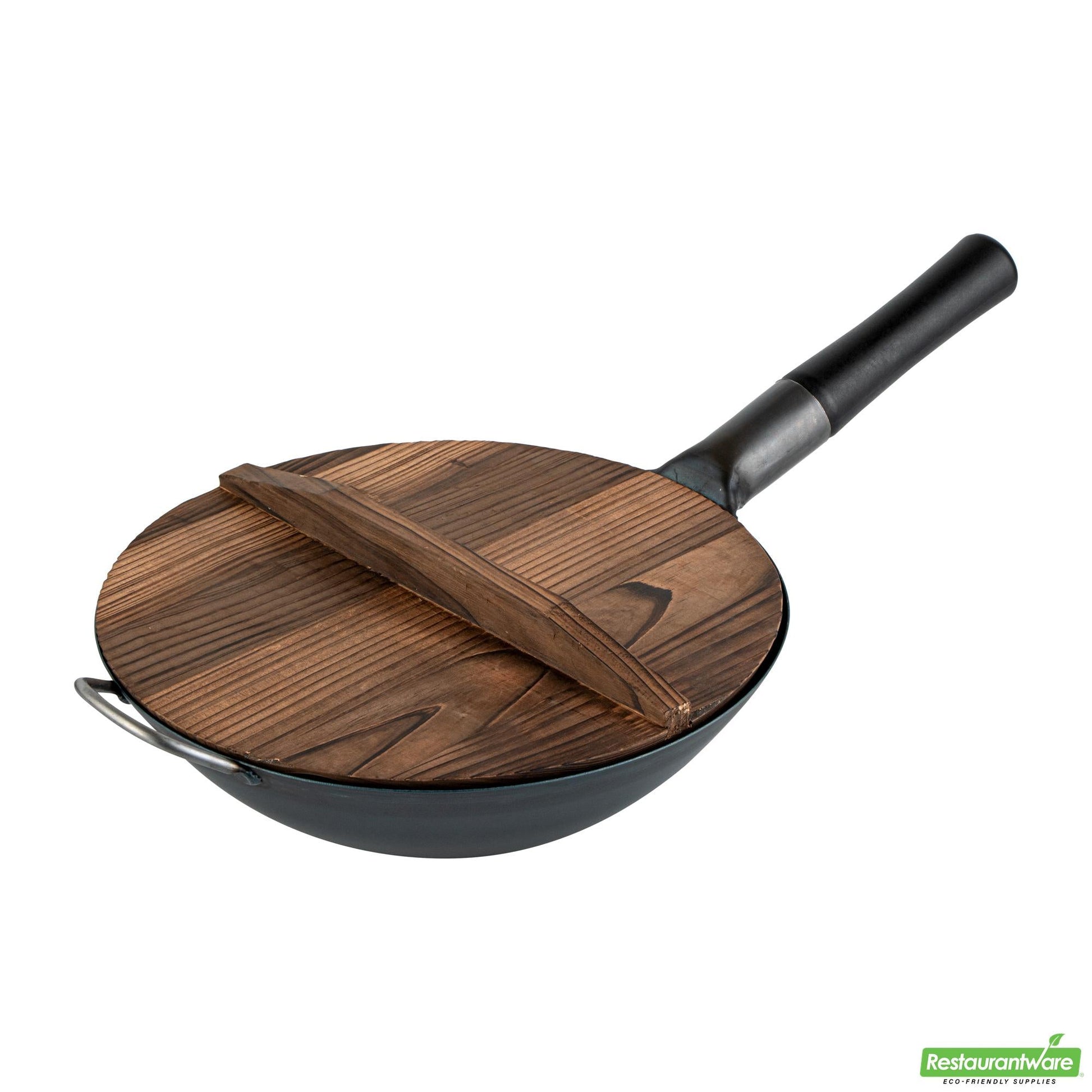 Wholesale Restaurantware Handmade Wood Lid - Fits 12" and 14" Wok- Bulk