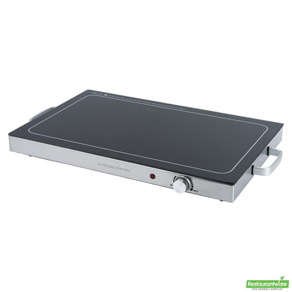 Wholesale Restaurantware Kitchen Tek Stainless Steel Warming Tray - 120v, with Adjustable Temperature Control - 24 3/4" X 15" - 1 Count Box- Bulk