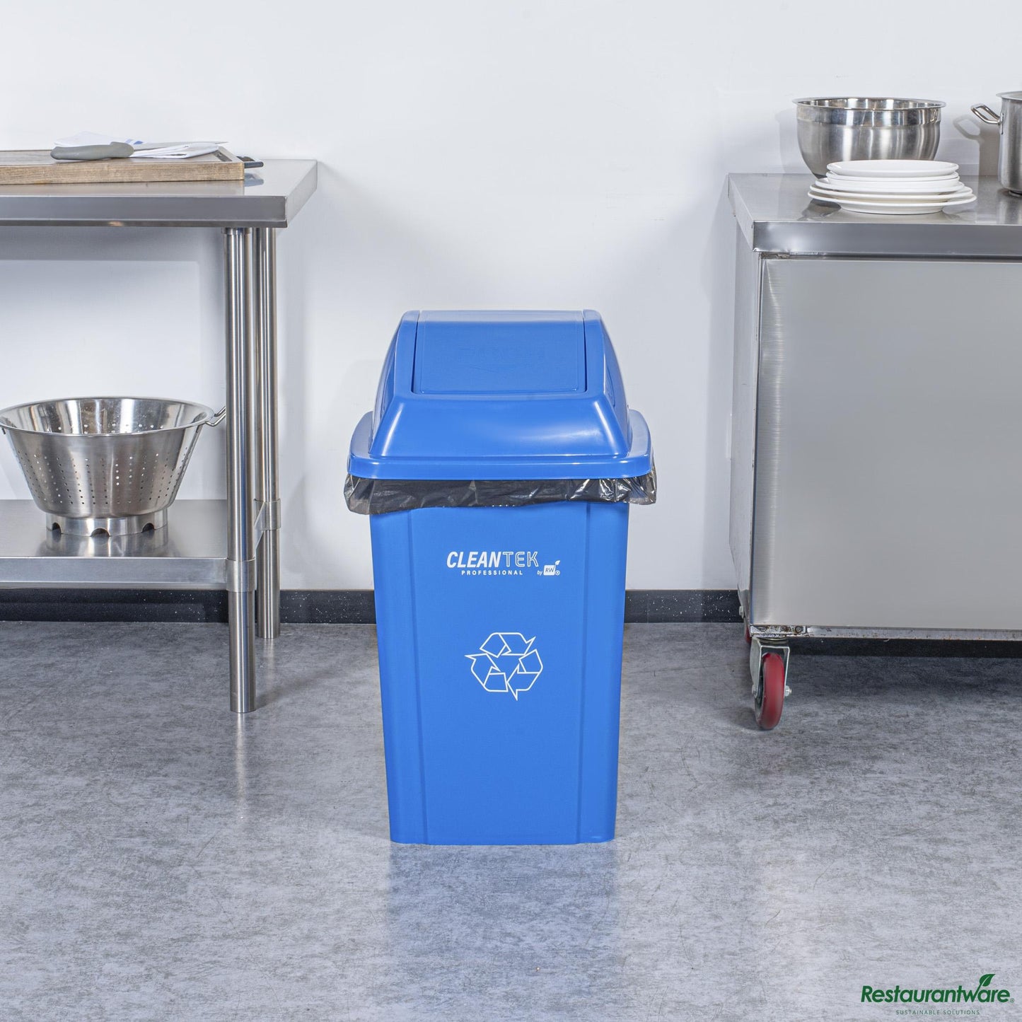 Wholesale Restaurantware Blue Dome Top Lid - with Swing Door - 16.1" X 16.3" X 7.1"- Bulk