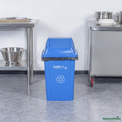 Wholesale Restaurantware Blue Dome Top Lid - with Swing Door - 16.1" X 16.3" X 7.1"- Bulk