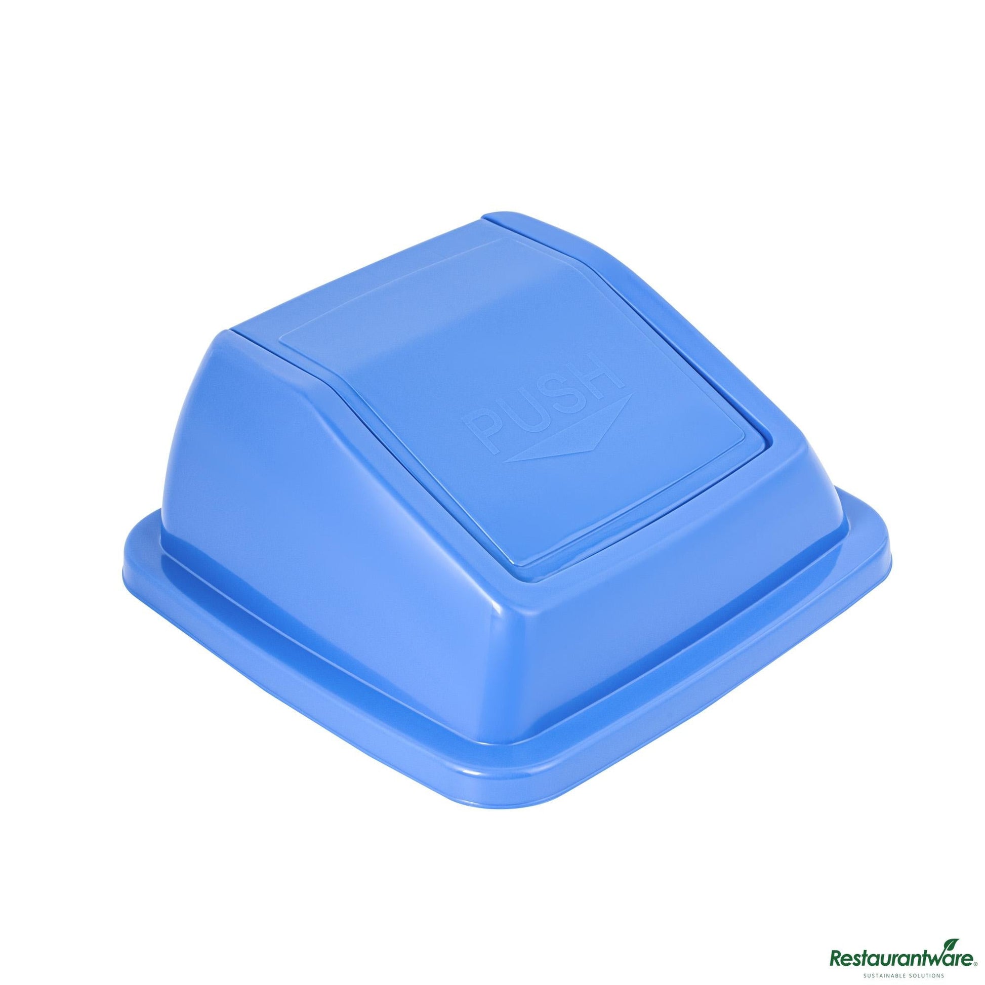 Wholesale Restaurantware Blue Dome Top Lid - with Swing Door - 16.1" X 16.3" X 7.1"- Bulk