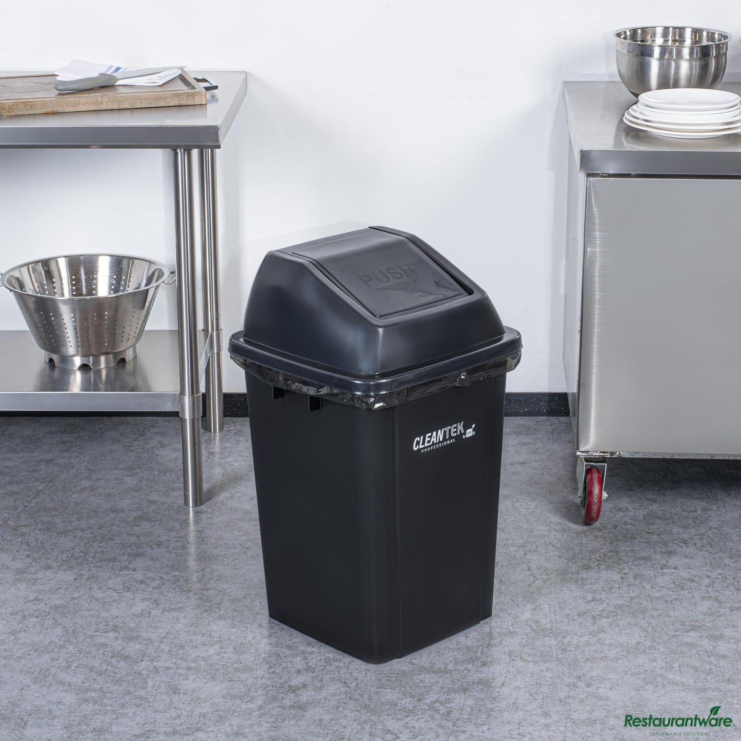 Wholesale Restaurantware Black Dome Top Lid - with Swing Door - 16.1" X 16.3" X 7.1"- Bulk