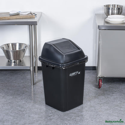 Wholesale Restaurantware Black Dome Top Lid - with Swing Door - 16.1" X 16.3" X 7.1"- Bulk