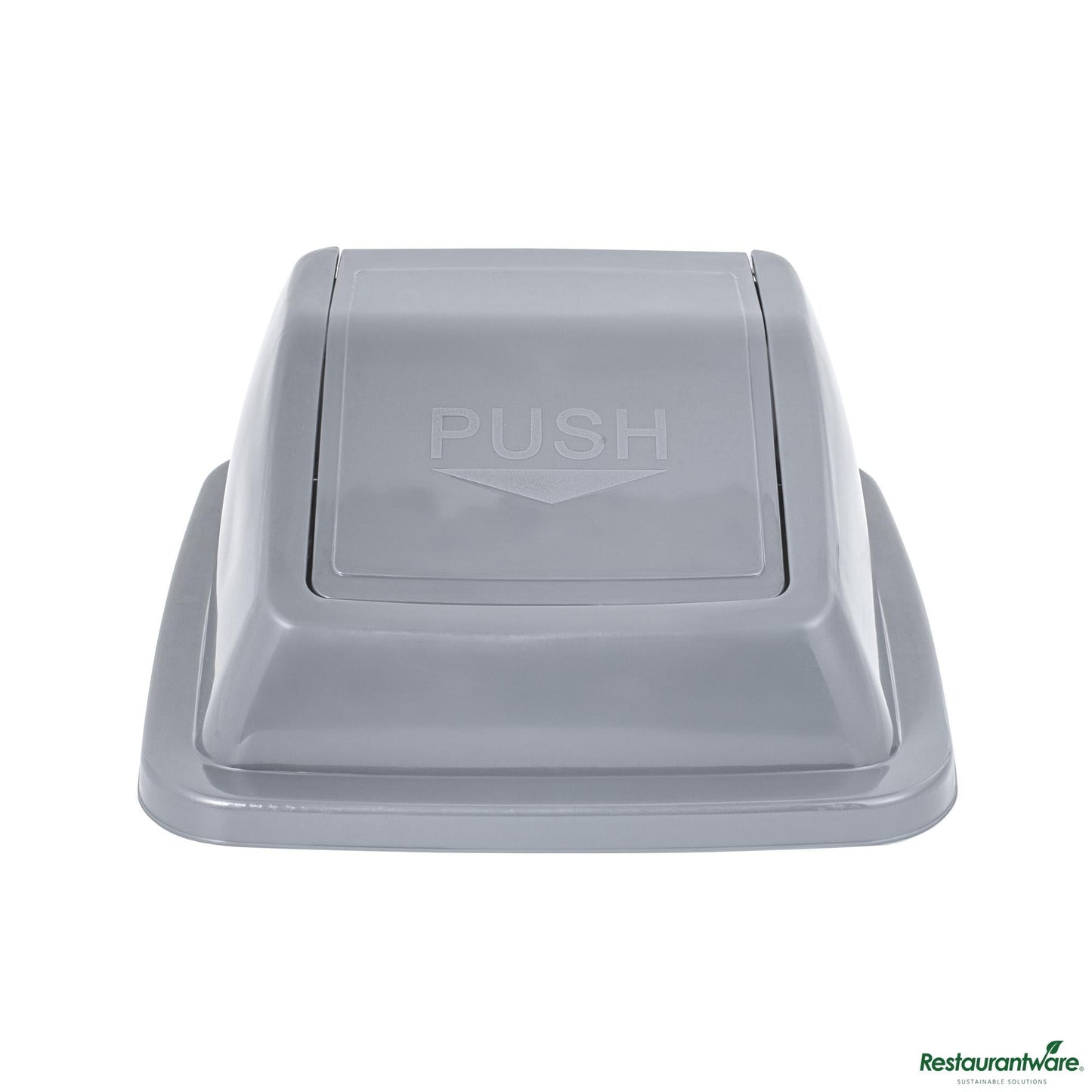 Wholesale Restaurantware Gray Dome Top Lid - with Swing Door - 16.1" X 16.3" X 7.1"- Bulk