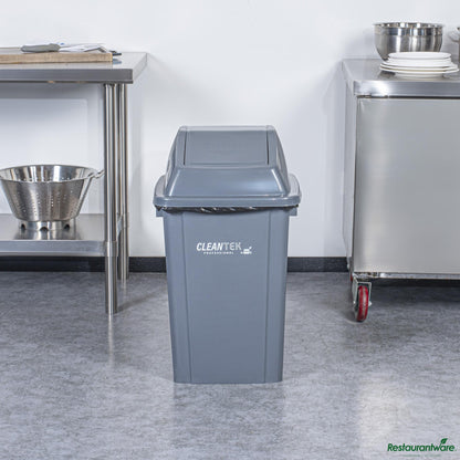 Wholesale Restaurantware Gray Dome Top Lid - with Swing Door - 16.1" X 16.3" X 7.1"- Bulk