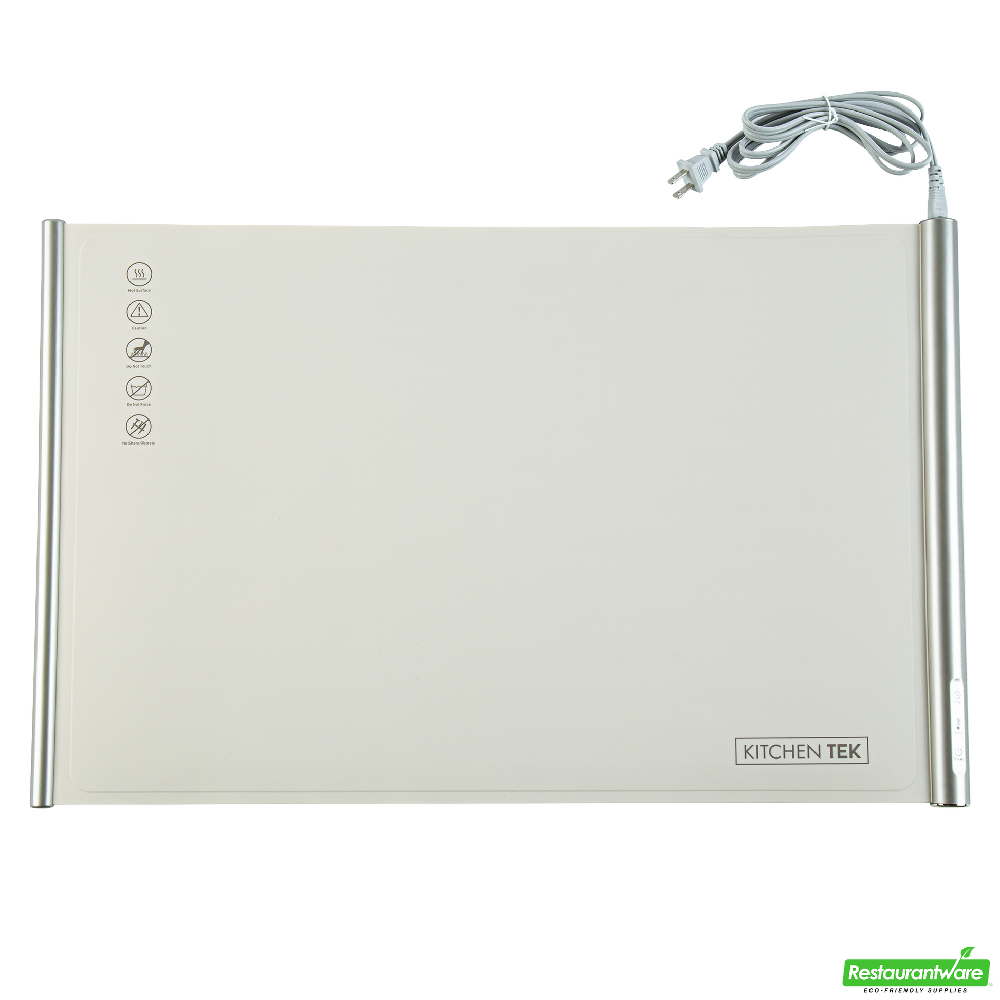 Wholesale Restaurantware Kitchen Tek Beige Silicone Food Warmer Mat - 120v, Adjustable Temperature, Roll up - 26 1/4" X 16 3/4" X 1" - 1 Count Box- Bulk