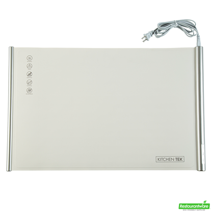 Wholesale Restaurantware Kitchen Tek Beige Silicone Food Warmer Mat - 120v, Adjustable Temperature, Roll up - 26 1/4" X 16 3/4" X 1" - 1 Count Box- Bulk