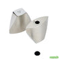 Wholesale Restaurantware 3 Oz Silver Stainless Steel Wedge Salt and Pepper Shaker Set - 3 1/4" X 1" X 2 3/4"- Bulk
