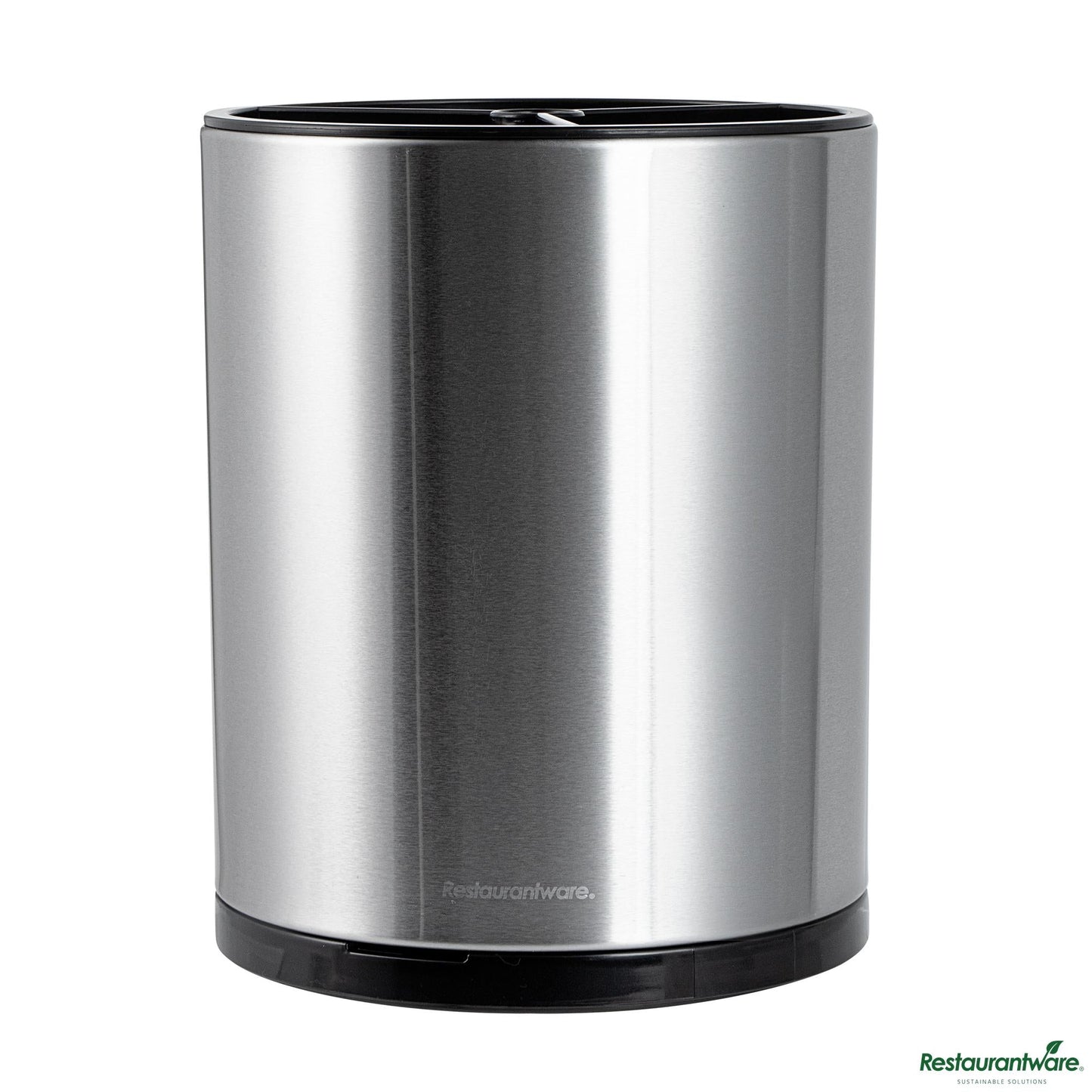 Wholesale Restaurantware Stainless Steel Utensil Holder - 3 Compartments, Rotating - 6.3" X 6.3" X 8"- Bulk