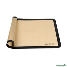 Wholesale Restaurantware Rectangle Tan and Black Silicone Full Size Baking Mat - Ultra Durable - 15.7" X 23.6" X 0.03"- Bulk