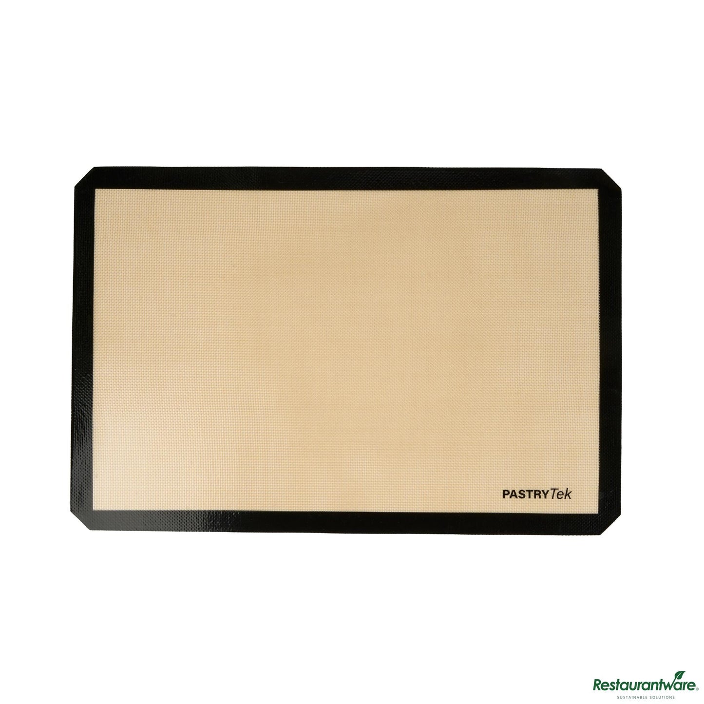 Wholesale Restaurantware Rectangle Tan and Black Silicone Full Size Baking Mat - Ultra Durable - 15.7" X 23.6" X 0.03"- Bulk