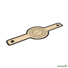 Wholesale Restaurantware Round Tan and Black Fiberglass Bread Sling -for Dutch Oven,long Handle - 22.7" X 8.3" X 0.03"- Bulk