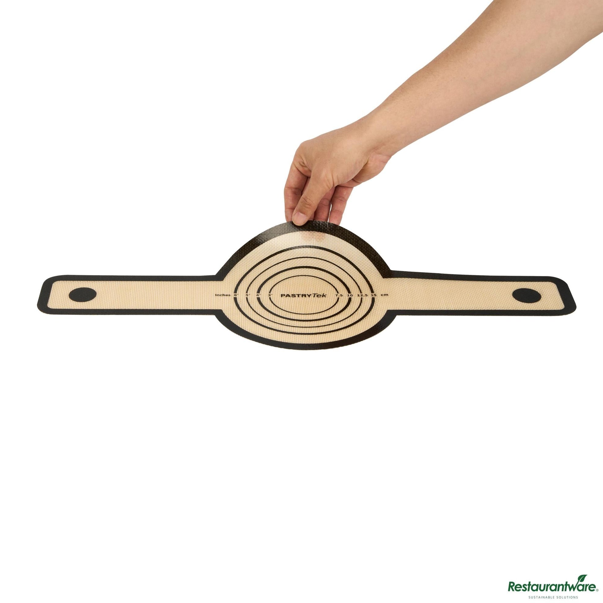 Wholesale Restaurantware Round Tan and Black Fiberglass Bread Sling -for Dutch Oven,long Handle - 22.7" X 8.3" X 0.03"- Bulk
