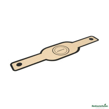 Wholesale Restaurantware Oval Tan and Black Fiberglass Bread Sling -for Dutch Oven,long Handle - 23.5" X 6" X 0.03"- Bulk