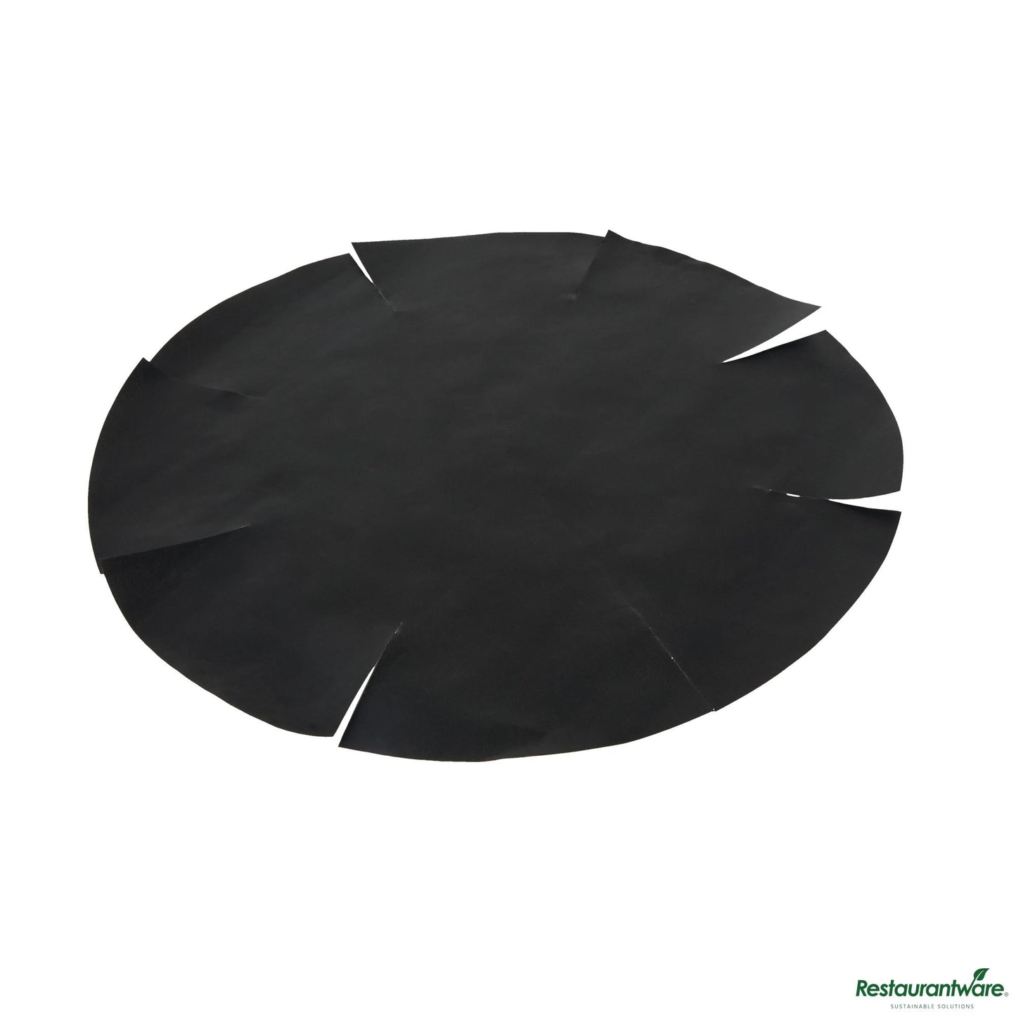 Wholesale Restaurantware Round Black Fiberglass Cake Tin Liner - 9.4" X 9.4" X 0.004"- Bulk