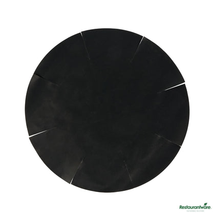 Wholesale Restaurantware Round Black Fiberglass Cake Tin Liner - 9.4" X 9.4" X 0.004"- Bulk